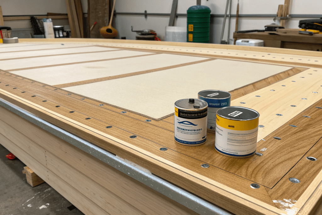 How to seal plywood for marine use?